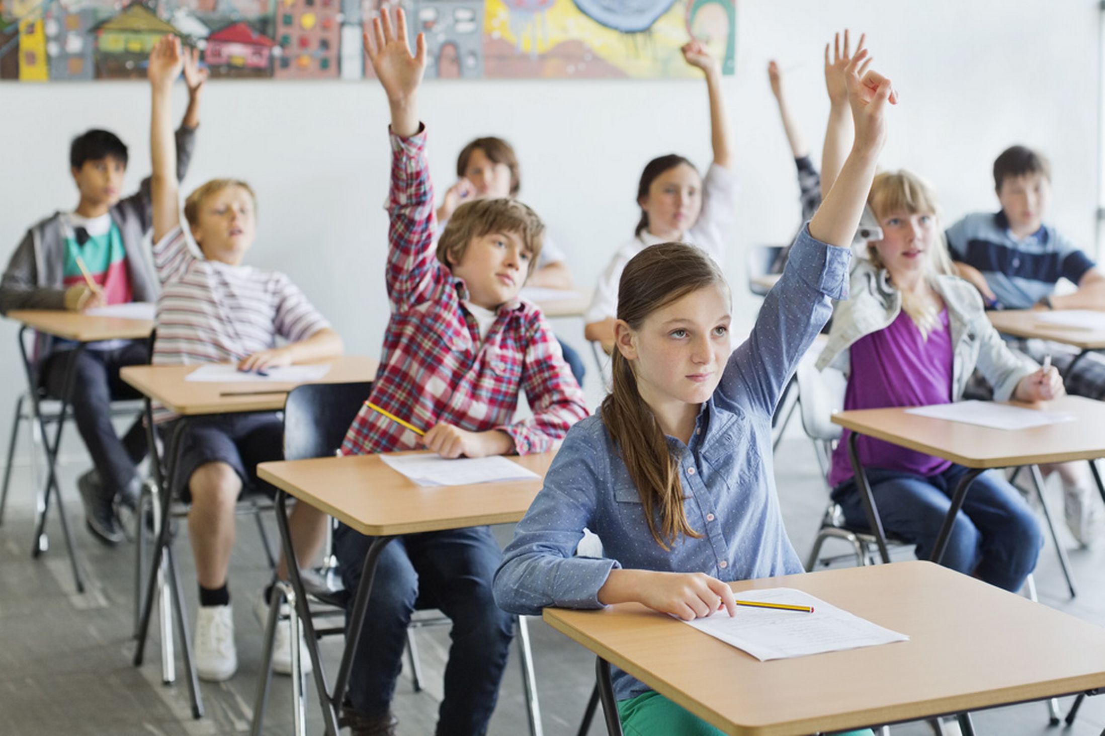 Students at Distinct Model Schools